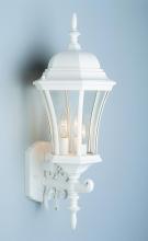  4503 RT - Burlington 3-Light Armed Metal and Glass, Up-mount Outdoor Wall Lantern